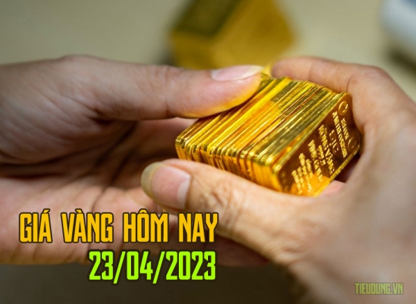 Giá vàng ngày 23/4/2023: Tuần tới, giá vàng tăng hay giảm?