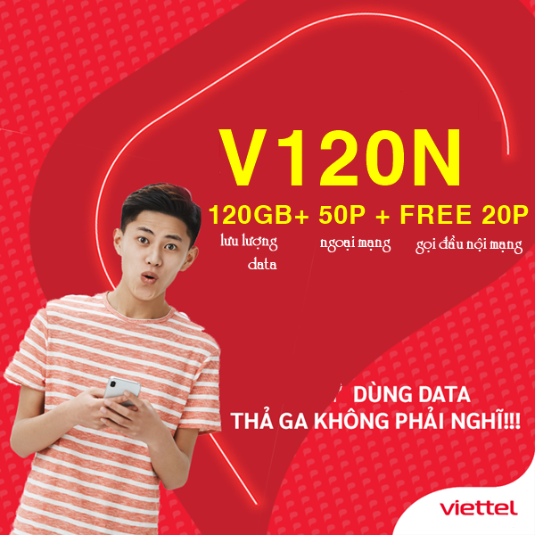 Hướng dẫn cách đăng ký gói cước V120N Viettel