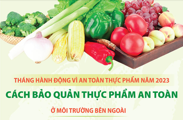 Bí quyết bảo quản thực phẩm an toàn