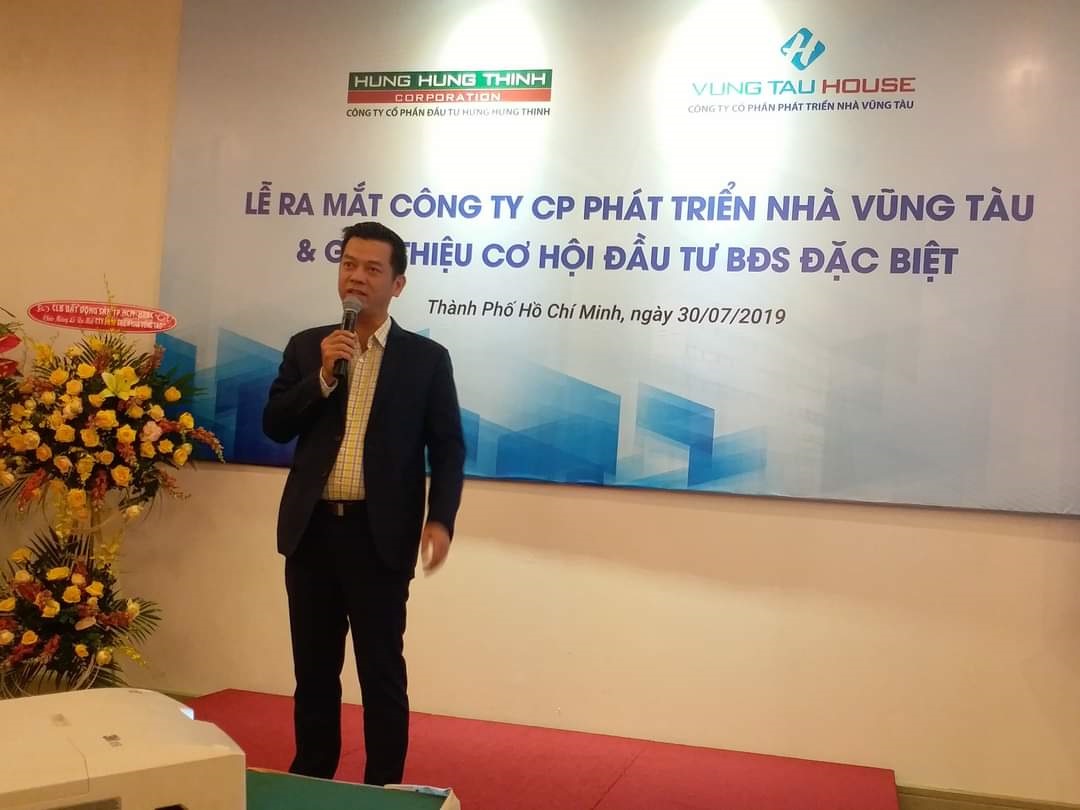 Chủ tịch HREC phát biểu tại sự kiện của Vung Tàu House