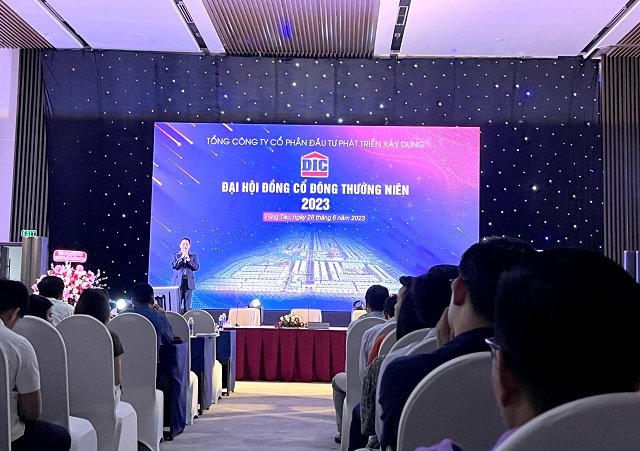 ĐHĐCĐ thường niên 2023 của DIG ngày 28/06. Ảnh: TV