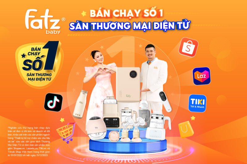 Fatzbaby là “cái hiệu được thương” trên các sàn thương mại điện tử