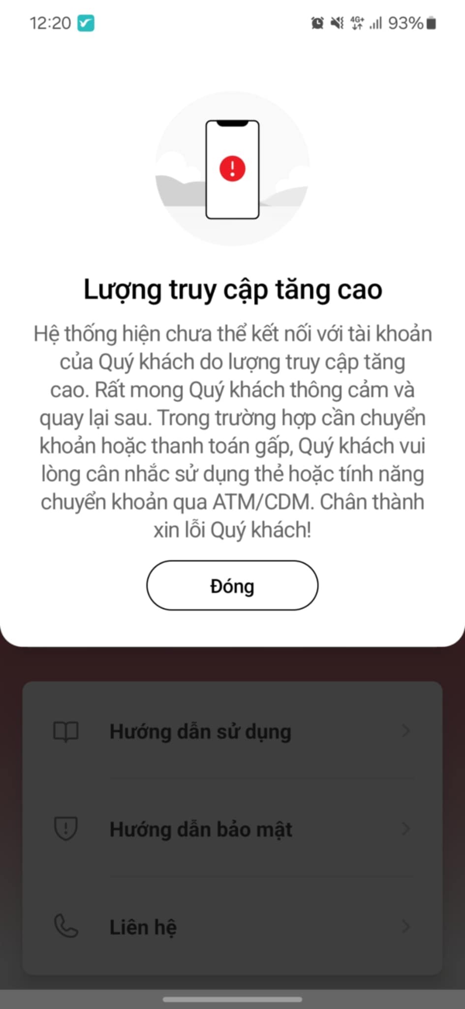 Khách hàng bức xúc vì app Techcombank lỗi dịp cận Tết