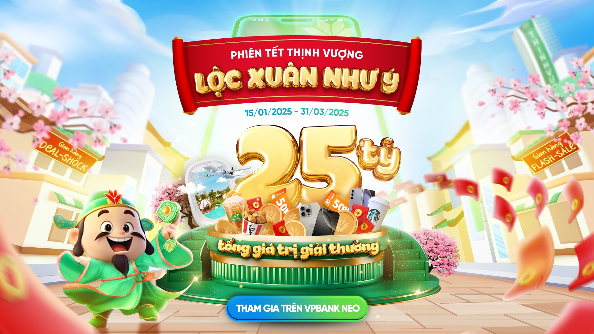 Giao dịch nhanh, rinh quà khủng 25 tỷ đồng từ VPBank dịp Xuân Ất Tỵ cafetaichinh.vn