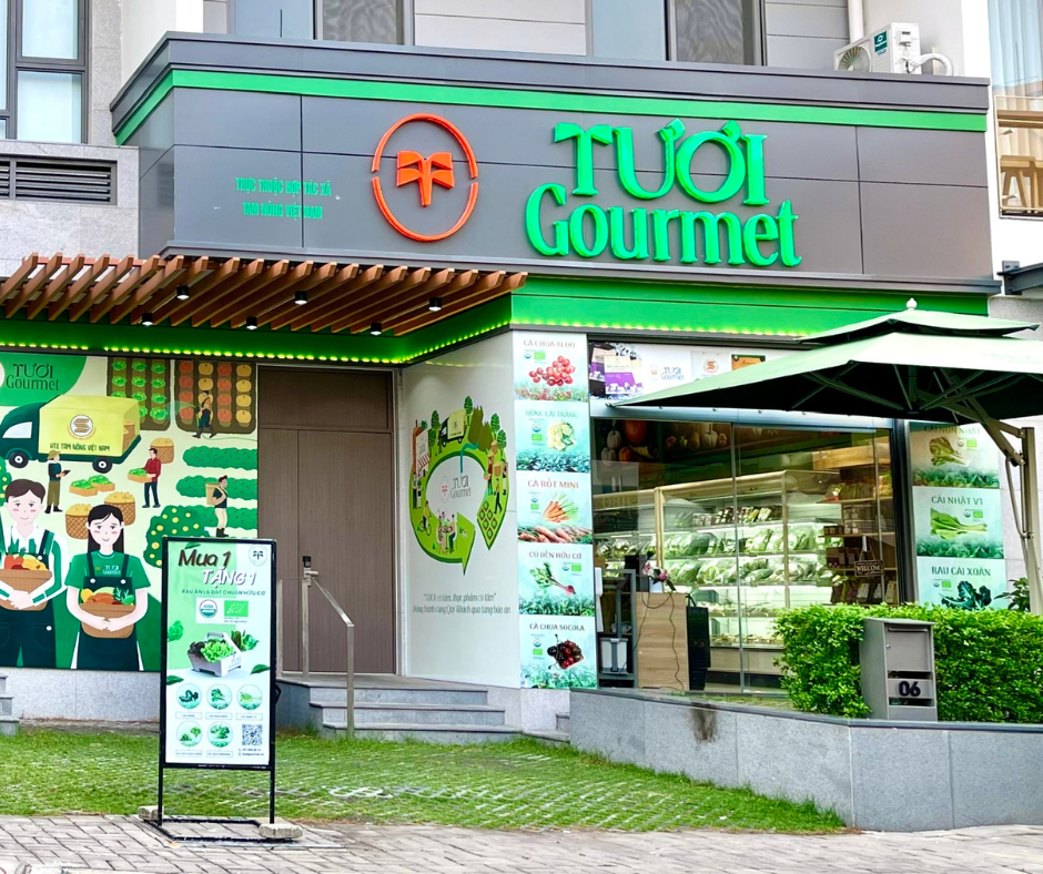 Cửa hàng Tươi Gourmet là kết quả của quá trình nghiên cứu, phục vụ người tiêu dùng.