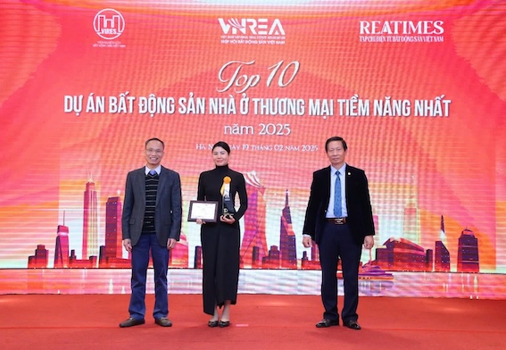 Hanoi Melody Residences nhận giải thưởng Dự án tiềm năng nhất năm 2025 - cafetaichinh.vn