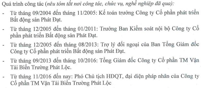 Cá nhân liên quan thao túng cổ phiếu PDR có quan hệ mật thiết như thế nào với Bất động sản Phát Đạt?
