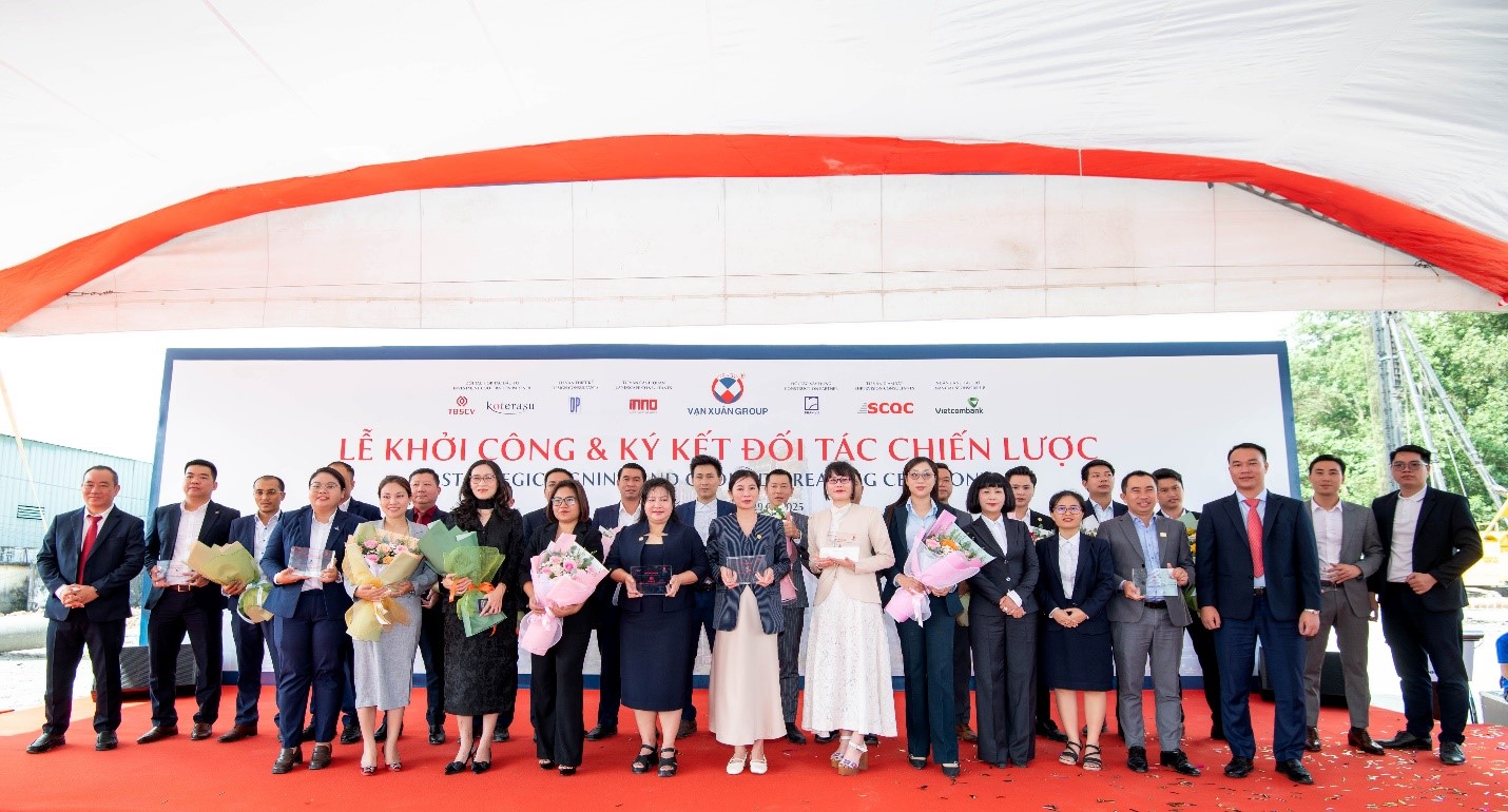 Vạn Xuân Grou khởi công  và ký kết đối tác chiến lược dự án Happy One Sora