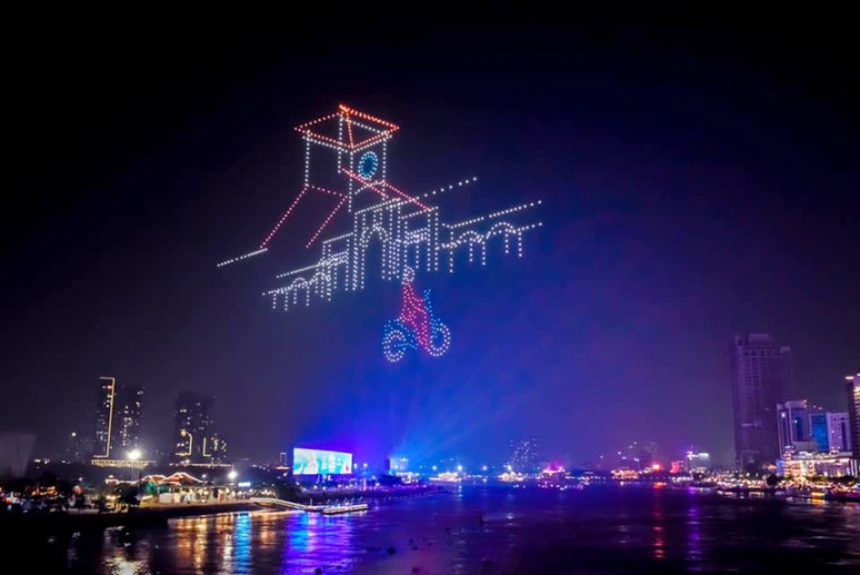 Buổi trình diễn drone chính thức tối 1/5 sẽ không có quảng cáo VNPAY