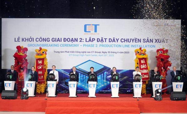 Khởi công giai đoạn 2 nhà máy ATP nhân kỷ niệm 50 năm thống nhất đất nước