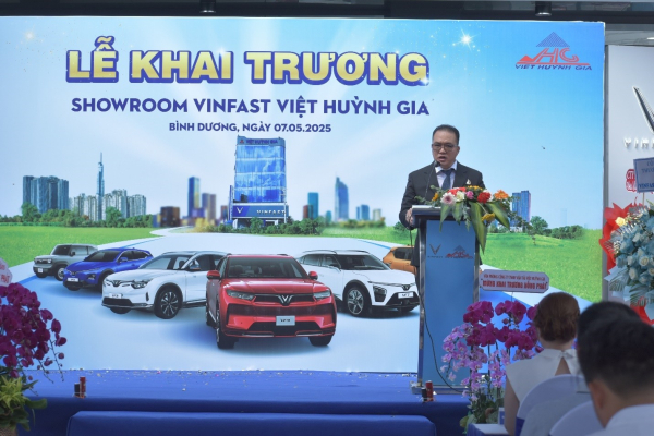 VinFast Việt Huỳnh Gia chính thức khai trương Showroom 3S tại Thuận An, Bình Dương