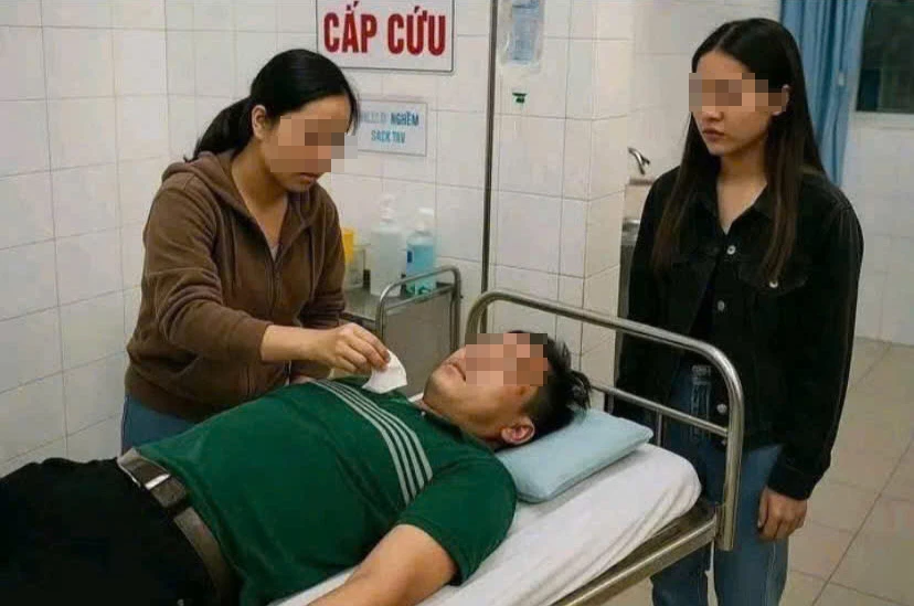 Làm rõ thông tin 'Anh trai bị tai nạn, bồ và vợ cùng tới chăm sóc'