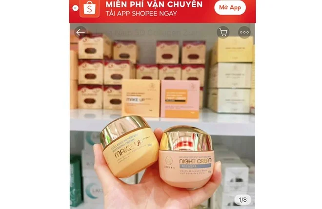 Mỹ phẩm bị yêu cầu thu hồi vẫn bán tràn lan trên mạng xã hội