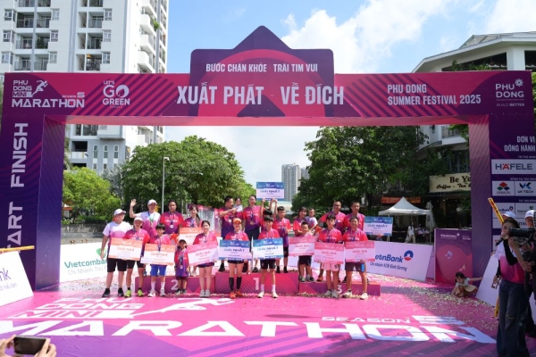 Phú Đông Mini Marathon mùa 5: Thông điệp sống xanh, gắn kết cộng đồng