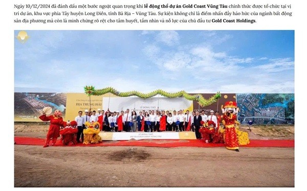 Gold Coast Vũng Tàu: Dự án nghìn tỷ giữa đồng muối?