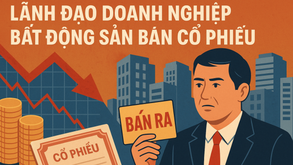 Hàng loạt sếp lớn bất động sản bán cổ phiếu để giải quyết tài chính cá nhân