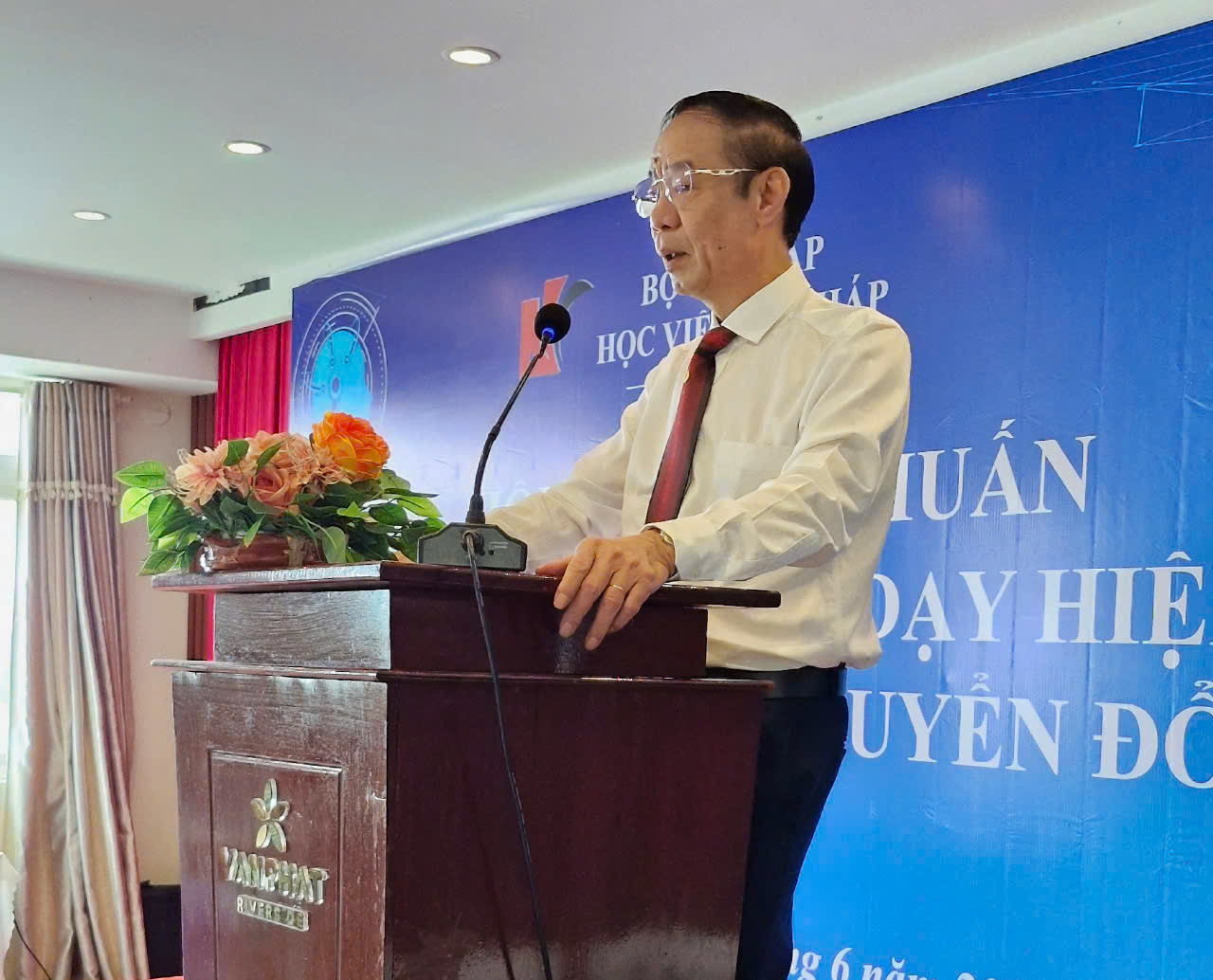 Học viện Tư pháp đã tổ chức Hội nghị “Phương pháp giảng dạy hiện đại đáp ứng yêu cầu chuyển đổi số”