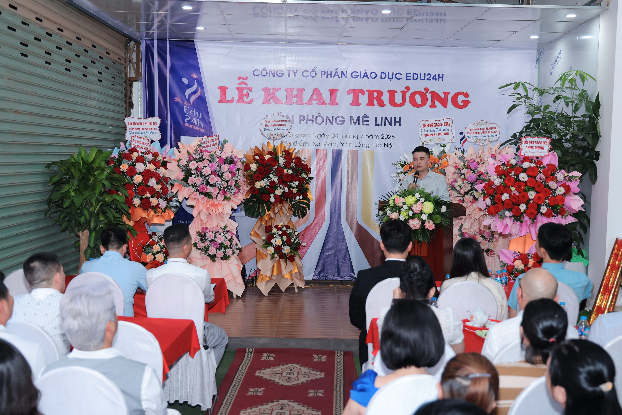 Văn phòng đại diện Edu24h tại Mê Linh – Hà Nội chính thức khai trương