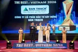 Bàn Thạch ghi dấu ấn với danh hiệu “Top 10 công ty xây dựng tốt nhất Việt Nam 2026”