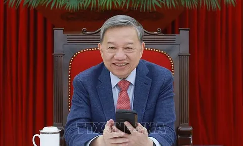 Tổng Bí thư Tô Lâm điện đàm với Tổng thống Hoa Kỳ Donald J. Trump