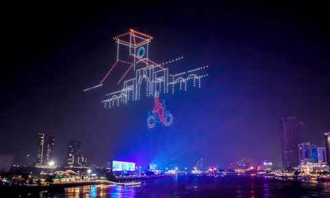Buổi trình diễn drone chính thức tối 1/5 sẽ không có quảng cáo VNPAY