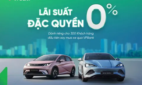 Cơ hội vàng rinh BYD chỉ với lãi suất 0%