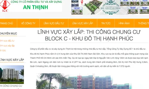 Nợ gần 21 tỷ đồng tiền thuế, Xây dựng An Thịnh bị cưỡng chế