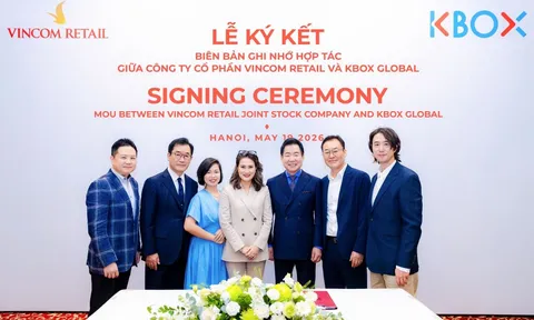 Vincom Retail tiếp tục chiến lược "đón sóng" thương hiệu quốc tế với cú bắt tay cùng K-Box Global