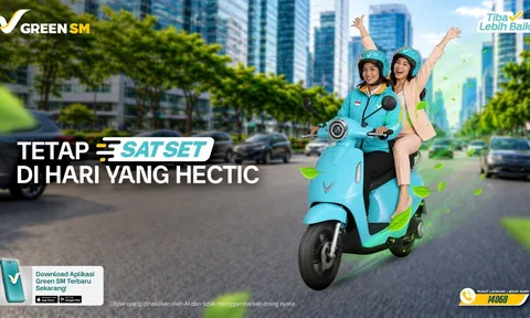 Green SM ra mắt dịch vụ xe máy điện tại Indonesia