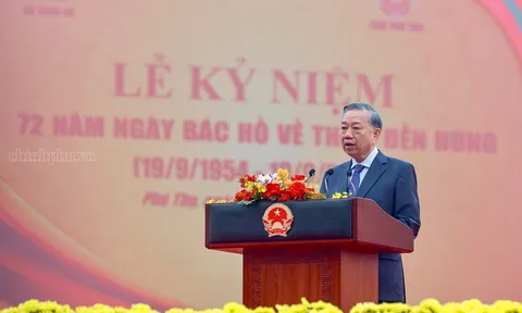 Phát biểu của Tổng Bí thư, Chủ tịch nước Tô Lâm tại Lễ kỷ niệm 72 năm Ngày Bác Hồ về thăm Đền Hùng