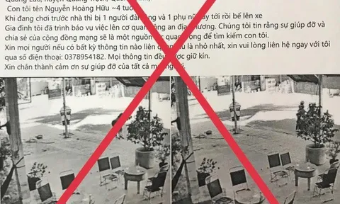 Sự thật vụ "bắt cóc trẻ em" ở Kẻ Gỗ gây bão mạng xã hội ở Hà Tĩnh