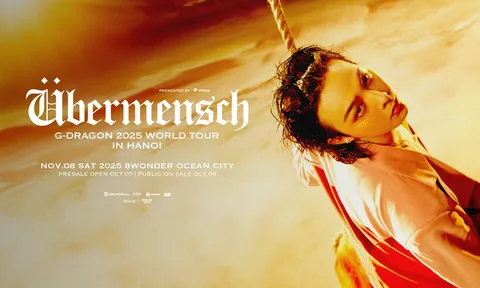 VPBank là nhà tài trợ danh xưng của G-DRAGON 2025 WORLD TOUR [Übermensch] IN HANOI, presented by VPBank