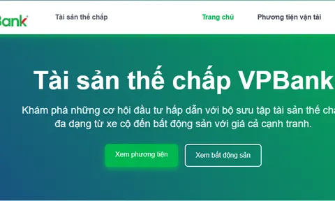 VPBank thanh lý tài sản đảm bảo, giá thấp hơn thị trường 10-20%