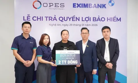 Bảo hiểm số OPES chi trả 2 tỷ đồng khách hàng mua bảo hiểm người vay vốn