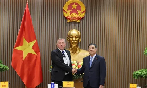 Phó Thủ tướng Thường trực Phạm Gia Túc làm việc với Hội đồng Năng lượng gió toàn cầu