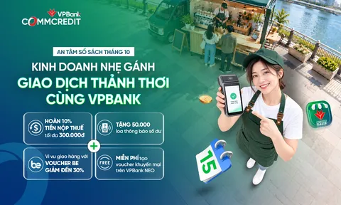 VPBank tặng 50.000 loa thông báo biến động số dư cho hộ kinh doanh