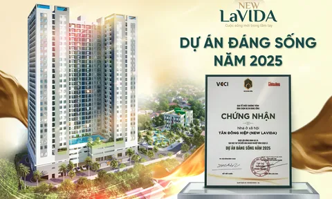 Dự án New Lavida của Tập đoàn Lê Phong được vinh danh “Dự án đáng sống năm 2025’’