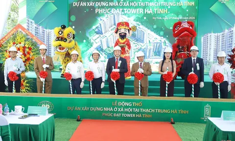 Động thổ dự án nhà ở xã hội 1.900 căn hộ ở Hà Tĩnh