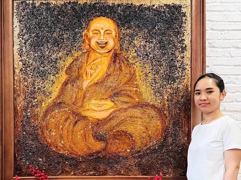 Lê Thị Bích Ngà từ thiết kế nội thất trở thành họa sĩ