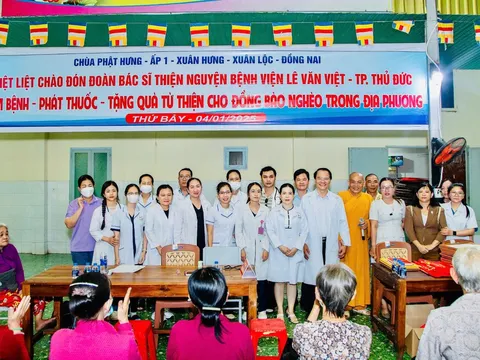 Bệnh viện Lê Văn Việt tổ chức khám chữa bệnh miễn phí cho người có hoàn cảnh khó khăn