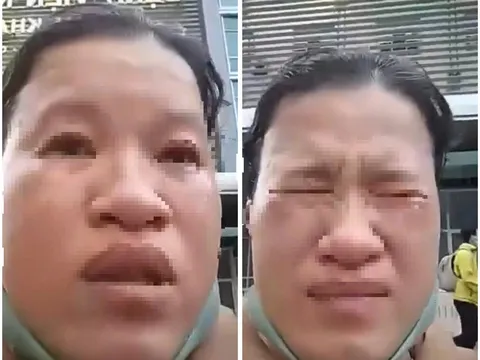 Sự thật về vụ người phụ nữ ôm con khóc trước cổng Bệnh viện Nhi đồng 2