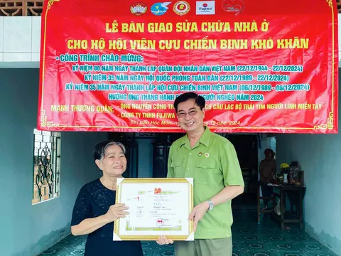 Người cựu chiến binh lan tỏa những giá trị nhân văn cao đẹp