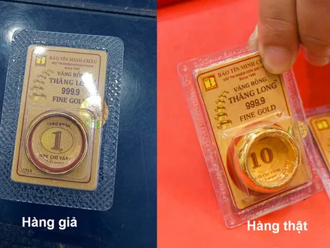 Giá vàng liên tục tăng cao, cẩn thận mua phải vàng giả