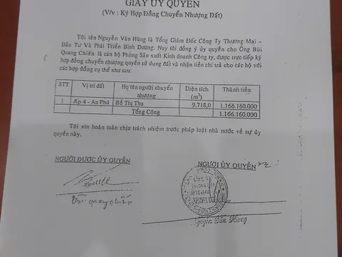 Nghi giả mạo hợp đồng chuyển nhượng đất, quyền lợi của người dân bị ai chiếm đoạt?