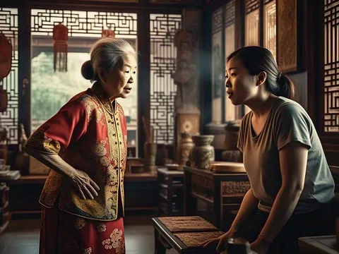 Mẹ chồng mang rất nhiều tài sản ra để làm điều kiện ép con trai ly dị vợ