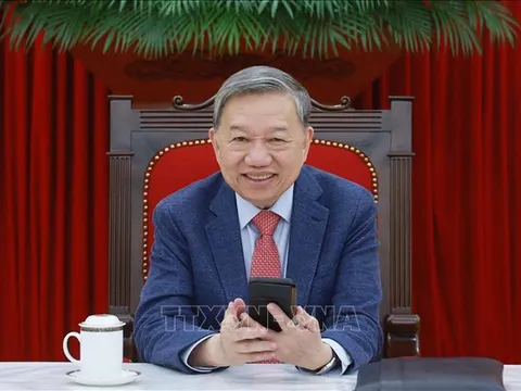 Tổng Bí thư Tô Lâm điện đàm với Tổng thống Hoa Kỳ Donald J. Trump