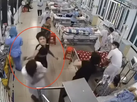 Người nhà bệnh nhân đánh liên tiếp vào đầu nhân viên y tế BV Đa khoa Nam Định 