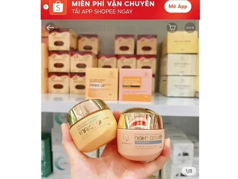 Mỹ phẩm bị yêu cầu thu hồi vẫn bán tràn lan trên mạng xã hội