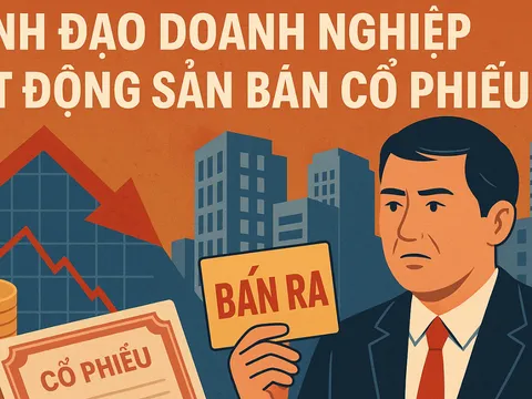 Hàng loạt sếp lớn bất động sản bán cổ phiếu để giải quyết tài chính cá nhân