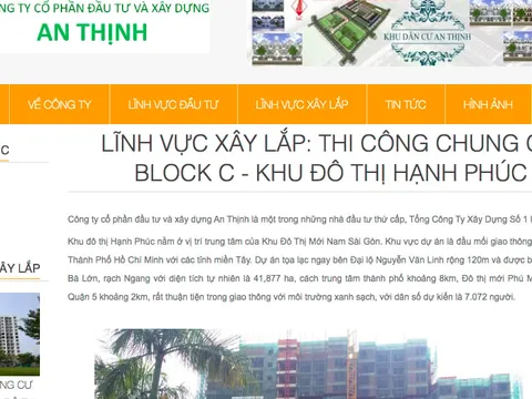 Nợ gần 21 tỷ đồng tiền thuế, Xây dựng An Thịnh bị cưỡng chế